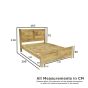 Light Dakota 5ft Bed (King Size)