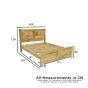 Light Dakota 4ft 6 Double Bed - In Stock 