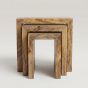 Light Dakota Mango Wood Chunky Nest - In Stock