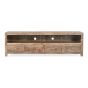 Oak Stain Dakota - Large 200cm Media Unit