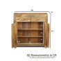 Light Dakota 85cm Shoe Cupboard - In Stock