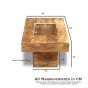 Light Dakota Large Pebble Coffee Table
