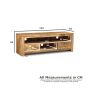 Light Dakota 2 Drawer Media Unit