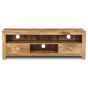 Light Dakota 145cm 2 Drawer Media Unit - In Stock 