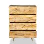 Light Vintage Mango Large Chest of Drawers