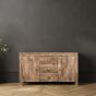 Oak Stain Dakota 135cm Sideboard - In Stock 