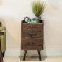 Retro Chic Storage Unit with Handles