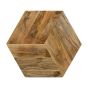 Geo Light Mango Hexagon Coffee Table