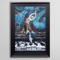 Ballerina Graffiti Framed Art - In Stock