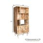 Block Light Mango 80cm Bookcase - In Stock