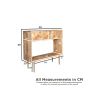 Block Light Mango 90cm Console Table - In Stock