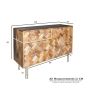 Block Light Mango 120cm Chest of Drawers - Last One Remaining