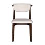 Cebu Cream Bouvle Oak Dining Chair (Dark Legs) - Due 25th November