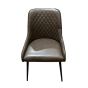 Ex Display Henley Faux Leather Dining Chair (T515) - One Available