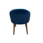 Ex Display Zena Velvet Dining Chair (T516) - One Available