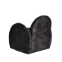 Charcoal Velvet Easy Chair