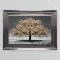 Champagne Cherry Tree Framed Art - In Stock
