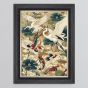 Oriental Framed Art - Cranes - In Stock