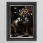 Curiosity Badger Framed Art - In Stock