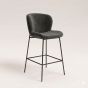 Charcoal Grey Velvet Bar Stool - Due 9th July