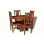 90cm Dakota Dining Table & 4 Dakota Chairs