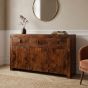 Dakota 140cm 3 Cupboard Sideboard - In Stock