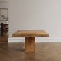 Light Dakota 120cm Cube Dining Table - In Stock