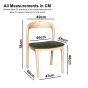 Stackable Oslo Green Velvet Light Leg Dining Chair - In Stock