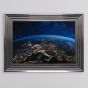 Earth From Space Framed Art - In Stock