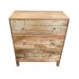 Ex Display Inset Light Mango 74cm Chest of Drawers - One Available