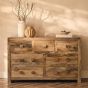Light Dakota Mango Wood 135cm Drawers - In Stock