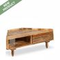 Scandi Mango 120CM Corner TV Unit - In Stock 