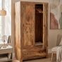 Light Dakota Double Wardrobe