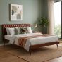 Geo Mango Wood Bed Frame (4 Sizes) - In Stock