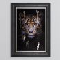 Golden Leopard Framed Art - In Stock