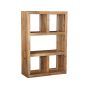 Light Mango Wood Open Bookcase