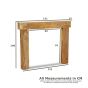Mango Wood 131cm Fire Surround - In Stock