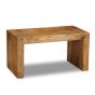 Light Mango Wood Small Open Coffee Table