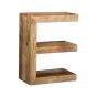 Light Mango Wood Side Table (E)