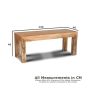 Mango Wood 130cm Bench