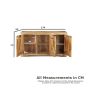 Light Mango Wood Large Sideboard