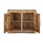 H5L - Light Mango Wood 90CM Sideboard 