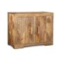 H5L - Light Mango Wood 90CM Sideboard 