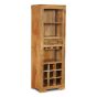 Light Mango Wood Wine Rack