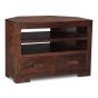 Mango Wood Corner TV Unit