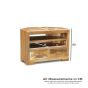 Mango Wood 85cm Corner TV Unit - In Stock