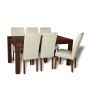 Mango Wood 180cm Dining Table & 6 Barcelona Chairs