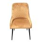 Ochre Henley Velvet Chair