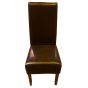 Brown Madrid Leather Dining Chair