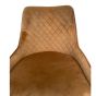 Set of 6 Ochre Henley Velvet Chairs